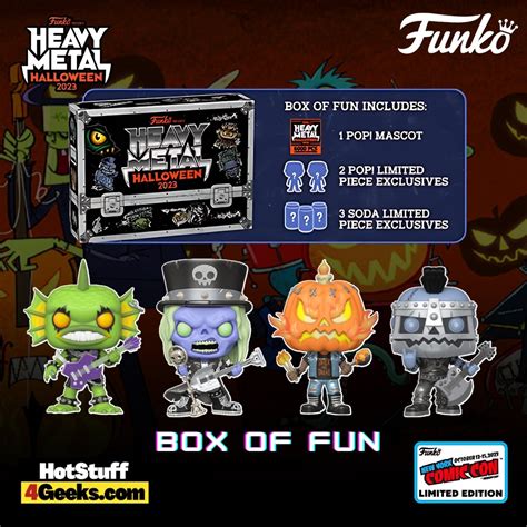 heavy metal box of fun funko|Heavy Metal Halloween Celebration .